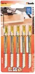 Kwb 620235 jigsaw/scroll saw/reciprocating saw blade Jigsaw blade Bimetal 5 pc(s)