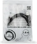 GEMBIRD CC-USB2-AMMDM-6 1.8m Micro-USB A USB A Schwarz USB Kabel (CC-USB2-AMmDM-6)