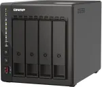 Qnap TS-453E-8G (4 core 2.6GHz, 8GB RAM, 4x SATA, 2x M.2 NVMe slot, 2x HDMI 4K, 2x 2.5GbE, 4x USB)