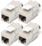 Digitus Keystone Jack Cat6A/RJ45->LSA geschirmt 500MHz 4St