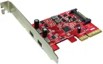 ROLINE - USB-Adapter - PCIe x4 Low-Profile - USB-C x 2