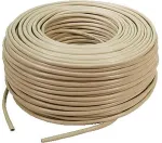 LOGILINK Installationskabel, Kat. 6, U/UTP, 305 m, lichtgrau 4 x 2 AWG 24/1, ungeschirmt, CCA Kabel (Kupfer-Aluminium- (CPV0036)