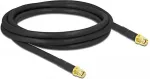 DELOCK Antennenkabel RP-SMA Stecker zu RP-SMA Stecker LMR/CFD300 2 m low loss