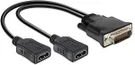 Delock Adapterkabel DMS-59 Stecker > 2x HDMI B