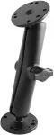 RAM Mounts RAM assembly - long arm with two 2.5" round bases and a 1" ball joint