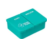 REHA FUND One-Day Pill Organizer for 2 Times of Day RF-350 REHAFUND, Turquoise