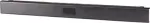 Deltacoimp 19 "1U cover panel in plastic cage nut-free installation, black / 19-8