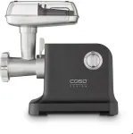 CASO | Meat Grinder | FW 2000 | Black | 2000 W | Number of speeds 2 | Throughput (kg/min) 2.5 | 3 perforated discs, Shortbread attachment with 4 moulds, Sausage filler, Stuffer, Drip tray