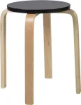 Home4you Taburet SIXTY-1 D41xH45cm, must
