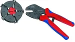 KNIPEX 97 33 02 cable crimper Crimping tool Blue, Red