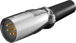 Goobay Microphone Plug, XLR male (5-pin)