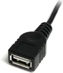 StarTech .com Mini USB2.0-Kabel - A-auf-Mini B - Stecker/Stecker - USB-Kabel - USB Typ A, 4-polig (W) - Mini-USB, Typ B (M) - 30cm (USB/USB2.0) - Schwarz (USBMUSBFM1)