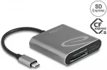 Delock USB Type-C&trade; Card Reader f&uuml;r SD Express und CFexpress Speicherkarten