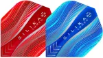 Harrows Darts flights SILIKA LUMEN No.2, 3pcs