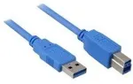 SHARKOON Kabel USB 3.0 A-B black 5m