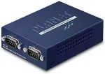 Planet Technology Corp. PLANET 2-Port RS232/422/485 zu 1-Port FE Ethernet Konverter