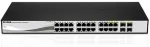D-Link Web Smart DGS-1210-20 - Switch - verwaltet - 16 x 10/100/1000 + 4 x Gigabit SFP - Desktop, an Rack montierbar (DGS-1210-20)
