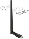 DELOCK Antenn DELOCK WLAN-pulk USB3.0 Dualband 300Mbps + v&auml;lisantenn