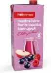 P&otilde;ltsamaa Kannujook mustas&otilde;stra-&otilde;una-vaarika 1L, 12 tk