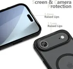 Tech-Protect kaitse&uuml;mbris Apple iPhone 17 Air MagMat MagSafe, must/matt