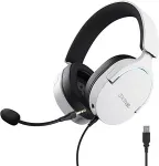 TRUST GXT 490 FAYZO Headset Wired Head-band Motorcycle USB Type-A Black, White
