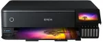 Printer EPSON EcoTank ET-8550 - Multifunktionsdrucker - Farbe - Tintenstrahl - nachf&uuml;llbar - A3 (Medien) - bis zu 16 Seiten/Min. (Drucken) - USB, LAN, Wi-Fi(ac), USB-Host - Schwarz (C11CJ21401)