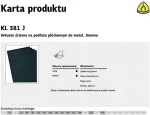 No name KLINGSPOR PŁ&Oacute;TNO ARKUSZ P 320 KL381J /50szt.