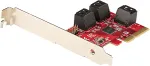 V&otilde;rgukaart StarTech SATA PCIE CARD - 6 PORT (6GBPS) PCIE SATA EXPANSION CARD ASM1166