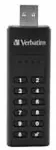 M&auml;lukaart VERBATIM USB-Stick 64GB 3.2 Typ A Keypad Secure Drive AES
