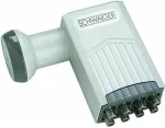 SCHWAIGER Octo-Switch LNB 40mm Hellgrau Wetterfest