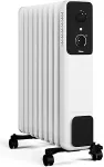 Tristar KA-5379 Oil filled radiator, 9 fins, 2000 watts, White