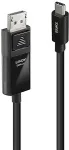 Lindy USB adapter cable 8K60, USB-C male > DisplayPort male black, 2 meters, + HDR