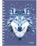 Herlitz spiraaliga m&auml;rkmik A5/100 Wild Animals / Hunt, ruuduline