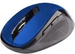 Hiir C-TECH My&scaron; WLM-02/Ergonomick&aacute;/Optick&aacute;/Pro prav&aacute;ky/1 600 DPI/Bezdr&aacute;tov&aacute; USB/Čern&aacute;-modr&aacute;
