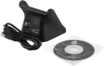 DELTACO UCR-156 Smart card reader, USB, black / UCR-156