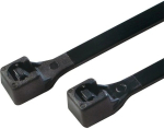 LOGILINK Cable tie, PA66, 100 pcs., black, W: 3.4 mm, L: 300 mm