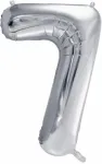 PartyDeco fooliumist &otilde;hupall, 35 cm, number 7
