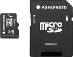 M&auml;lukaart AgfaPhoto MicroSDHC UHS-I 32GB High Speed Class 10 U1 + Adapter
