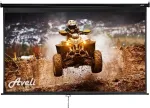 AVELI wall projection screen, 204x115cm (16:9) 92", black tube