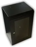 DATACOM 10" single-piece rack 9U/280 black Glass door