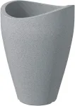 Scheurich Wave Globe High 254 Outdoor Pot planter Freestanding Plastic Grey