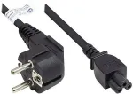 Alcasa Good Connections Schutzkontakt-Stecker gew.- C5 schw.1,8m