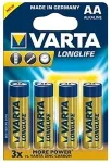 Varta Batterie LONGLIFE AA Mignon NEU 4St.