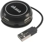 Akasa USB hub 2.0 Connect4C 4-IN-1