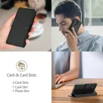 Tech-Protect Kaitse&uuml;mbris kaanega Wallet, Samsung Galaxy A26 5G / A17 / A17 5G, must,