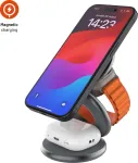 Fixed Qi charger 3in1 MagPowerstation Round