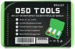 DSDTOOLS 1/2" PIKENDATUD L&Ouml;&Ouml;KPEAD KERGE SULAMI VELJEDELE 3 TK DS1127