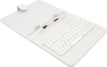 AIREN AiTab Leather Case 2 with USB Keyboard 8" WHITE (CZ/SK/DE/UK/US.. layout)