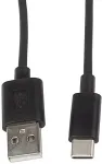 LANBERG CA-USBO-10CC-0018-BK USB cable USB 2.0 1.8 m USB A USB C Black