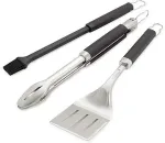 Weber-Stephen Products Weber Grill Cutlery Precision 3 pcs, Stainless Steel black
